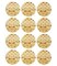 Passover Matzah Stickers 1.5" Round – 120 or 240 Pack – Pesach Classroom Craft & Seder Activity Stickers